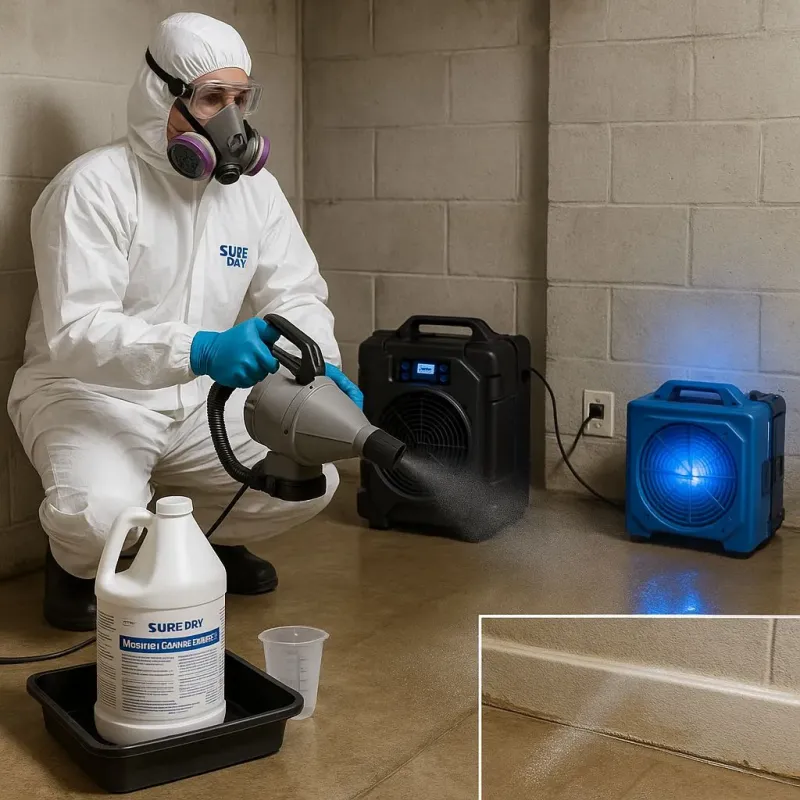 Sanitization and Odor Removal process in Cartersville, GA